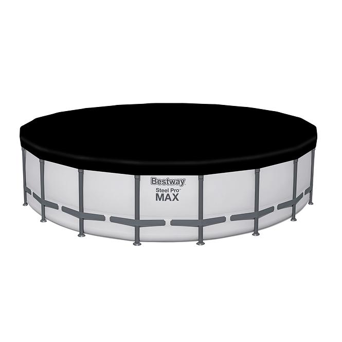 Bazen s metalnom konstrukcijom i pumpom, Steel Pro Max, okrugli, 610 x 132 cm, 561FM