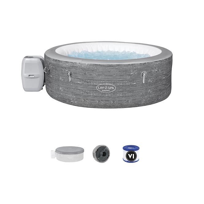 Vrtni jacuzzi s hidromasažom 1,96x0,66 m Budapest 60179 EnergySense Smart AirJet™ BESTWAY