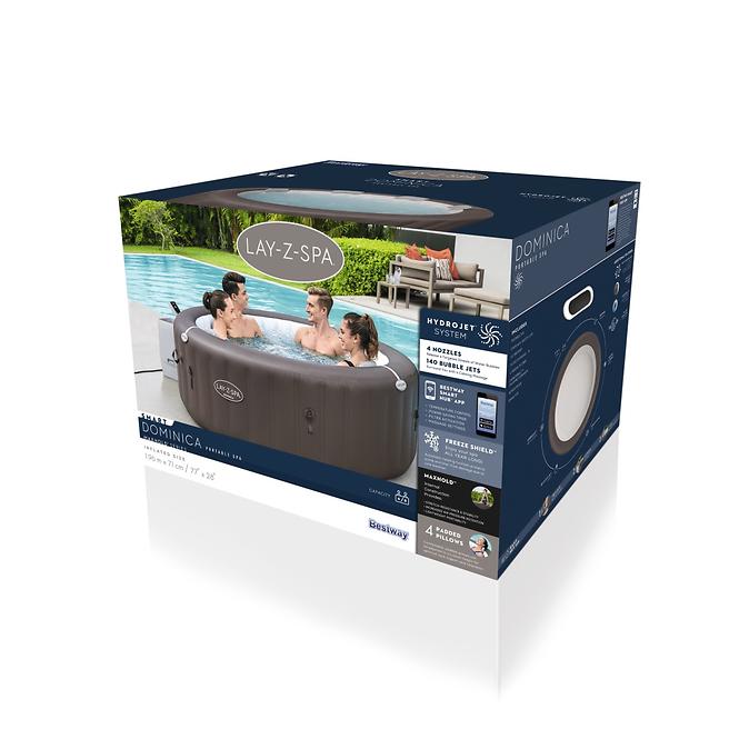 Vrtni jacuzzi SPA 1,96 x 0,71 m Dominica Smart HydroJet™ 60165