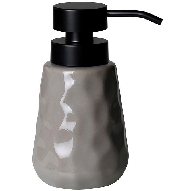 Dozator Clay 8,5x8,5 cm visina 16 cm sivi