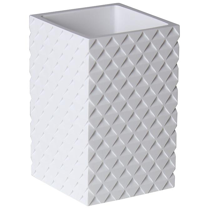 Čaša Armo 7x7 cm visina 11.5 cm bijela