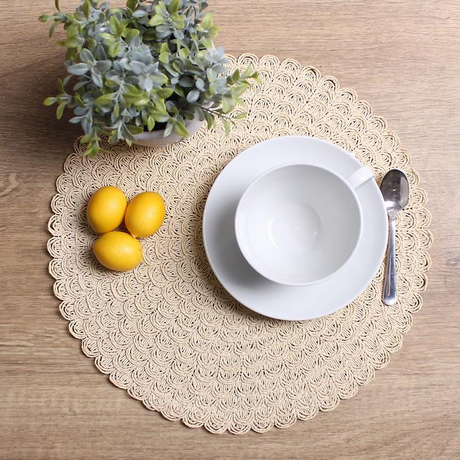 Podloga Cuba pr. 38 cm natur bež