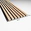 Zidne lamele mdf/filc hrast natural 19x300x2650mm,2