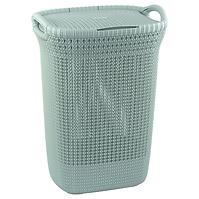 Košara za rublje knit 57l 228411 sivoplava