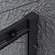 Polukružna tuš kabina Uni 80x80x185 black,7