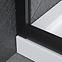 Polukružna tuš kabina Uni 90x90x185 black,6