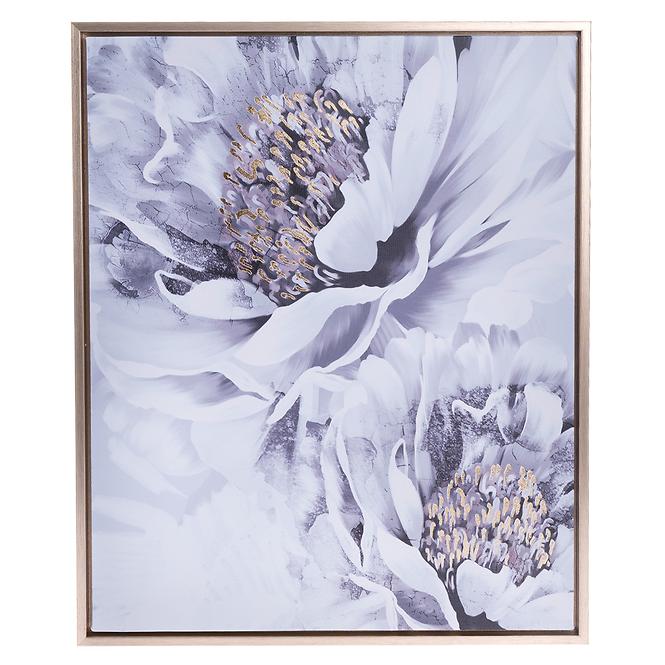 Slika na platnu sa zlatnim okvirom 40 x 50 x 2.5 cm co6