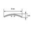 Podni profil LW 30 5W1 0,93 C-23 zlato,6