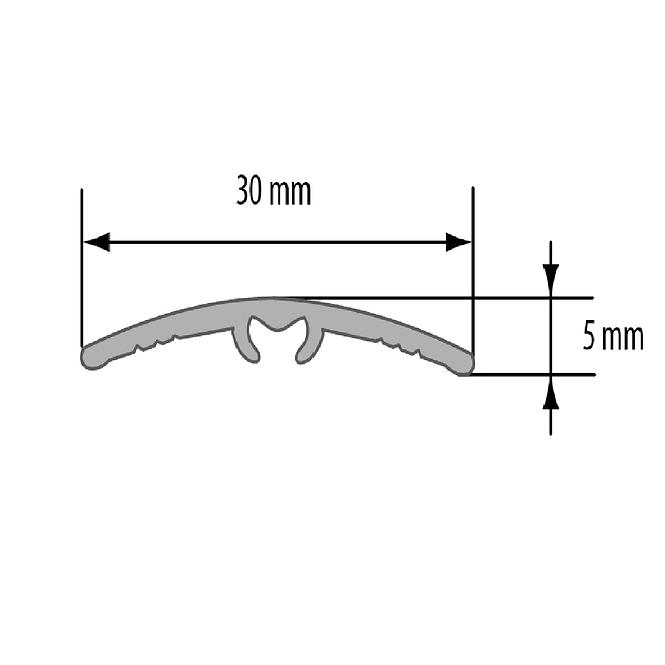 Podni profil LW 30 5W1 1,86 C-32 šampanjac