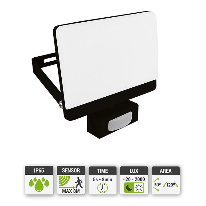 REFLEKTOR BRYZA 04247 LED S 30W BLACK NW