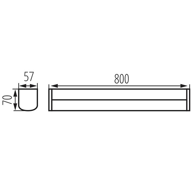 SVJETILJKA AKVO 36653 IP44 20W-NW-W S  LED