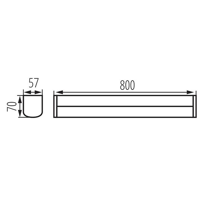 SVJETILJKA AKVO 36655 IP44 20W-NW-C S  LED
