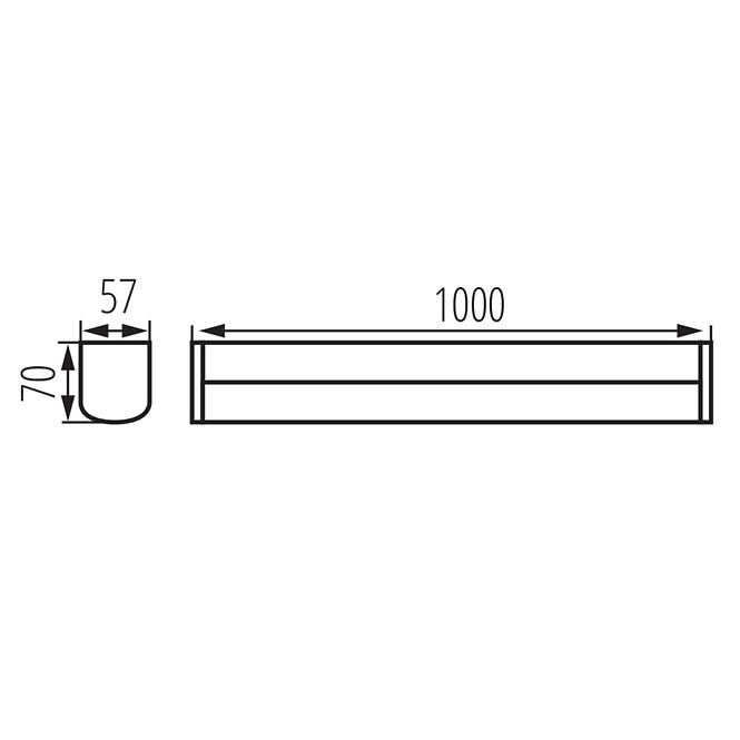 SVJETILJKA AKVO 36656 IP44 23W-NW-W S  LED