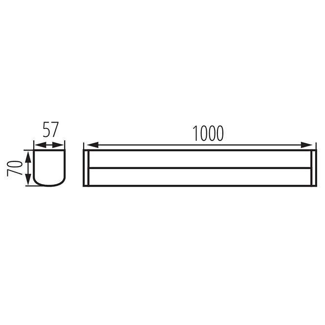 SVJETILJKA AKVO 36658 IP44 23W-NW-C S  LED