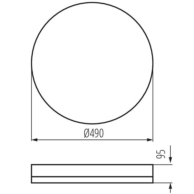 SVJETILJKA ARVOS 37330 LED 37W CCT B