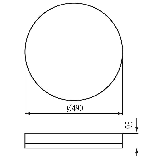 SVJETILJKA ARVOS 37331 LED 37W CCT W