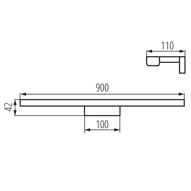 SVJETILJKA ASTEN 26688 IP44 15W-NW-W  LED LK1