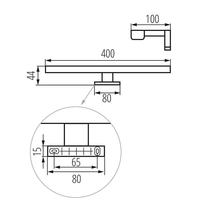 SVJETILJKA ASTIM 34932 IP44 8W-NW-C  LED LK1