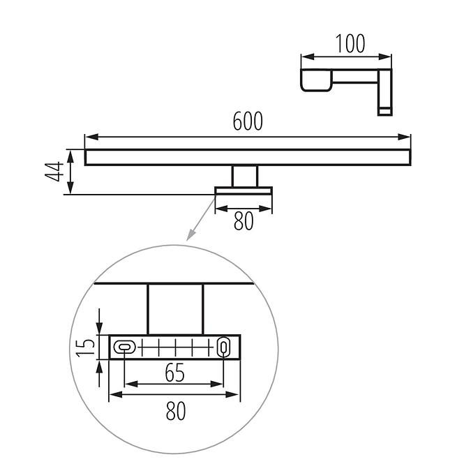 SVJETILJKA ASTIM 34935 IP44 12W-NW-C LED LK1