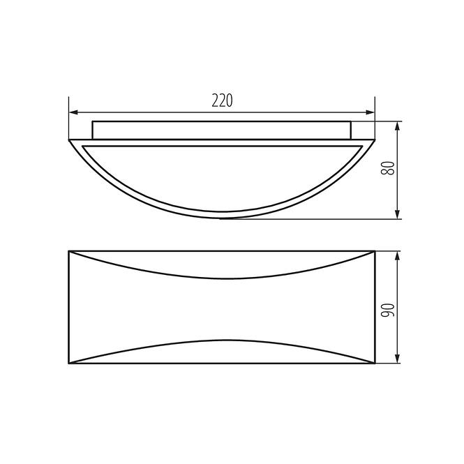 SVJETILJKA BISO 29260 LED EL 8W-GR   LED