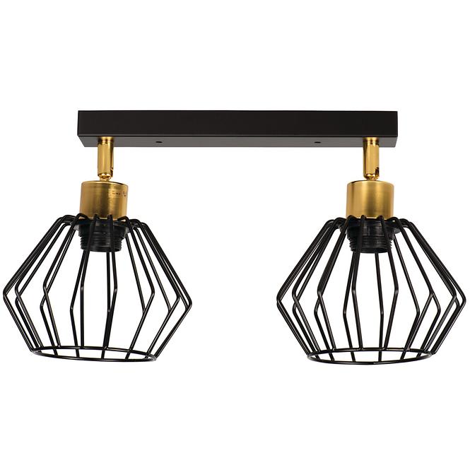 SVJETILJKA DEBE 66131 10W E27 BLACK/GOLD LW2
