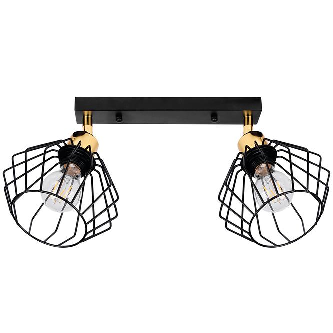 SVJETILJKA DEBE 66131 10W E27 BLACK/GOLD LW2