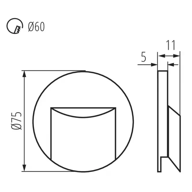 SVJETILJKA ERINUS 33322 LED O W-WW,3