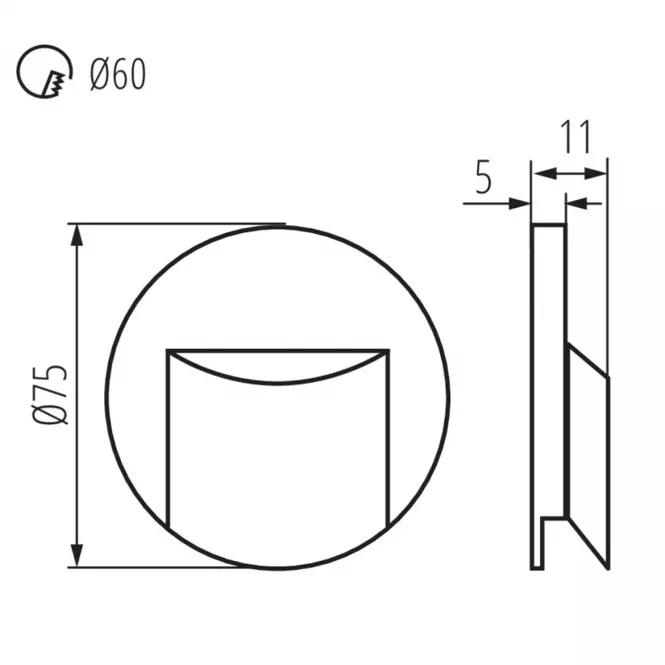 SVJETILJKA ERINUS 33334 LED O B-WW,4