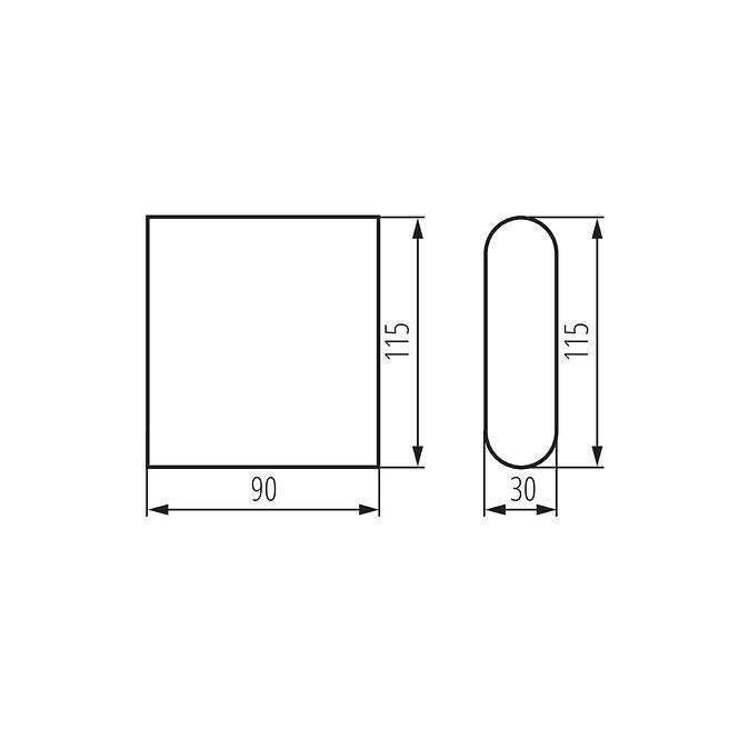 SVJETILJKA GARTO 29270 LED EL 8W-GR   LED