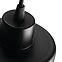 SVJETILJKA ULAN 66126 10W E27 BLACK/WHITE LW1,5