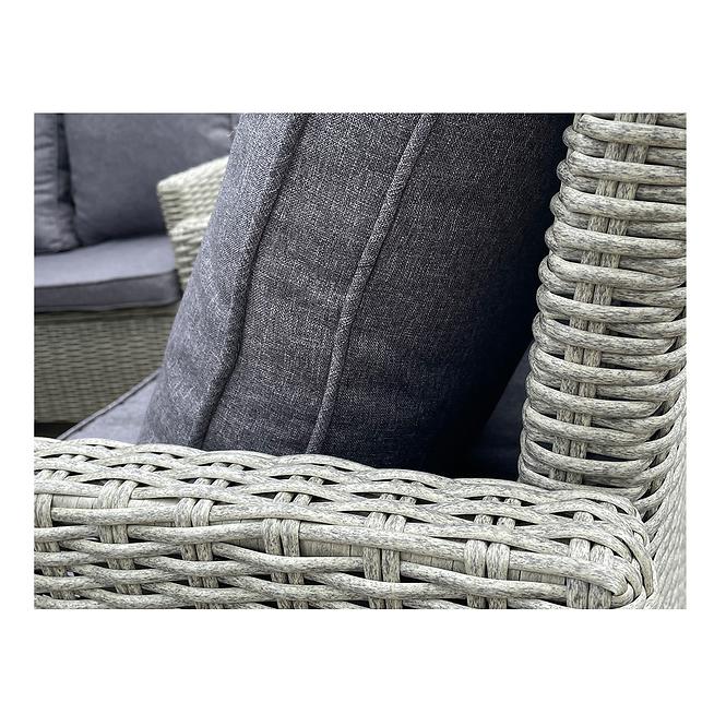 Set od umjetnog ratana Madera sivi