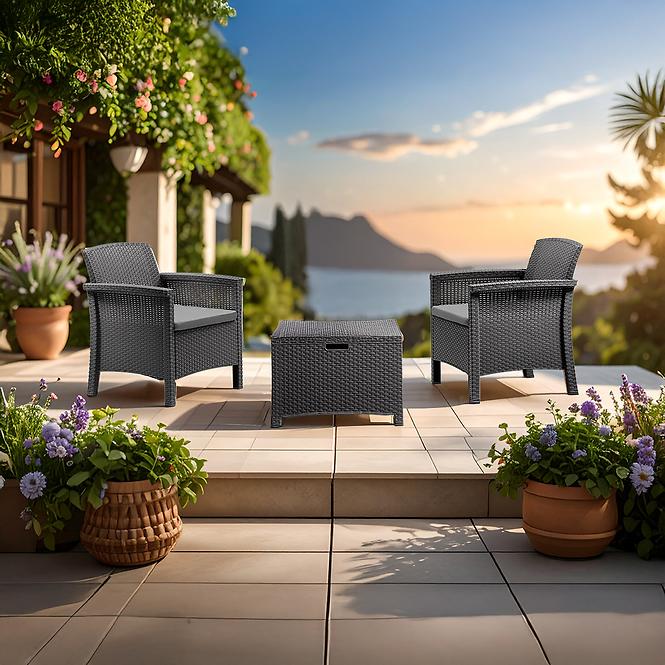 Set vrtnog namještaja Venezia Terrace graphite