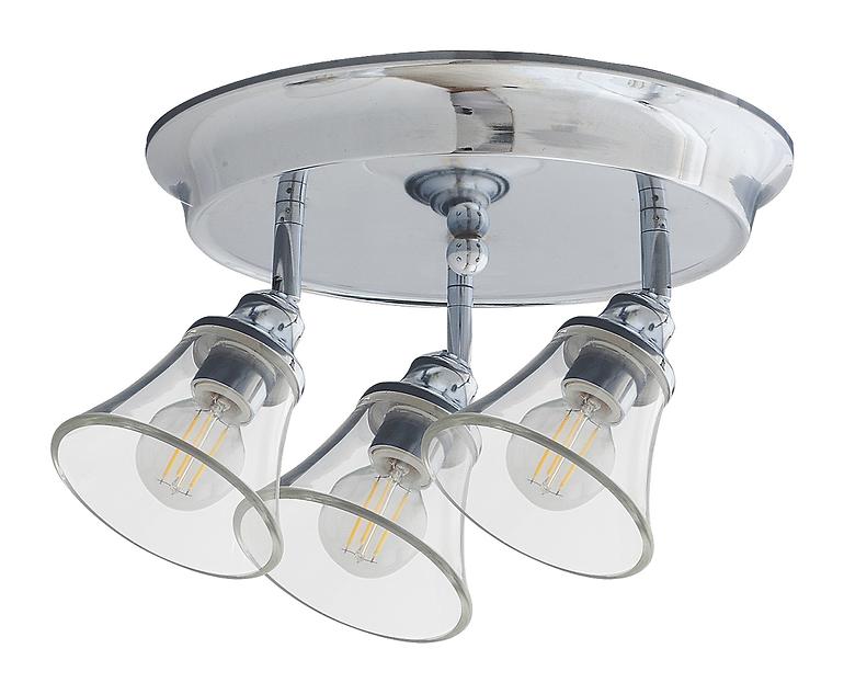 Svjetiljka ANTOINE E14 3XMAX 40W chrome LW
