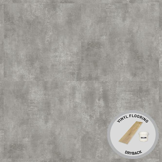 Vinil podna obloga ljepljeni Betonski Grey 2mm/0,4mm DryBack
