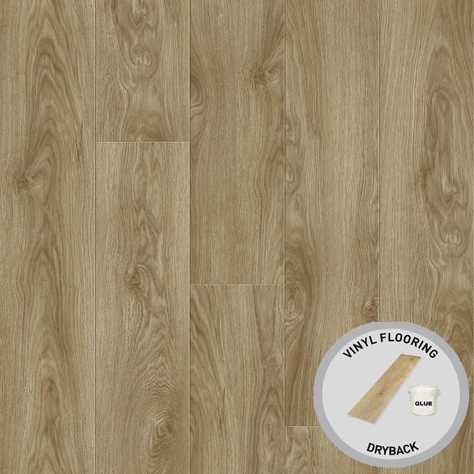 Vinil podna obloga ljepljeni Hrast Origin Light Brown 2mm/0,4mm DryBack