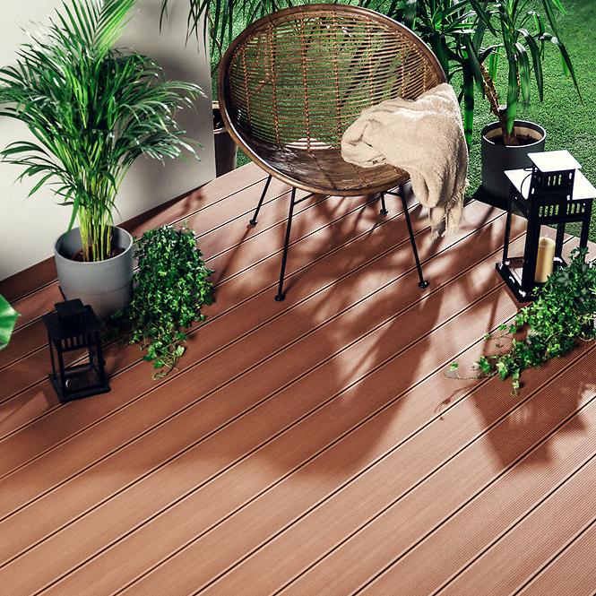 Ploča za terasu WPC Mercado Basic Smeđa 20x120x2000mm