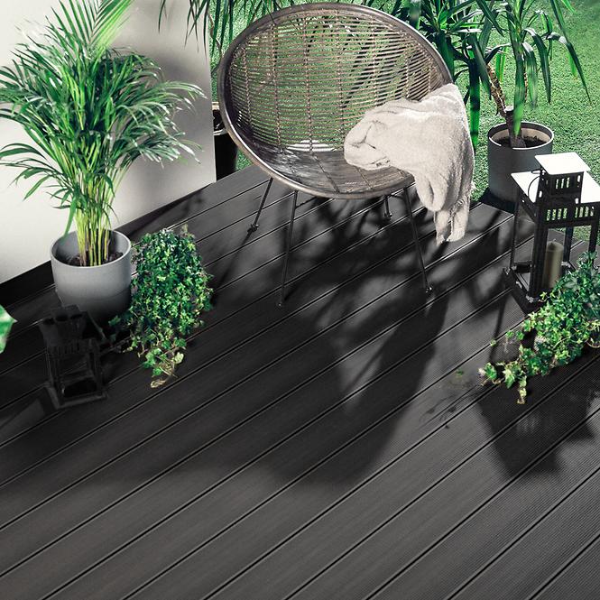 Ploča za terasu WPC Mercado Optimum Antracit 20x140x2200mm