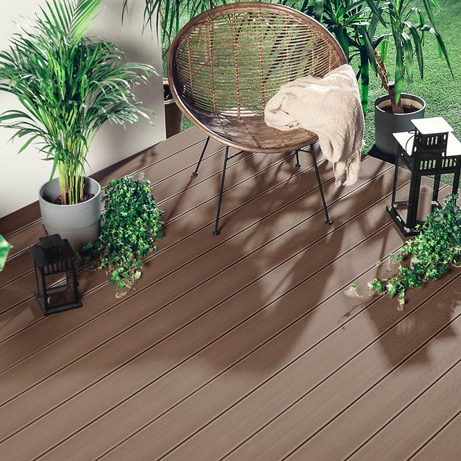 Ploča za terasu WPC Mercado Optimum Smeđa 20x140x2200mm