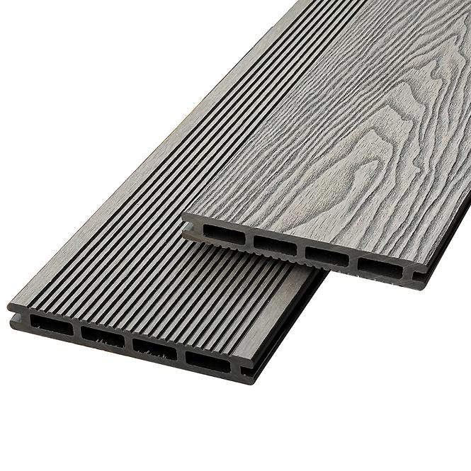 Ploča za terasu WPC Mercado Premium Siva 20x140x2200mm