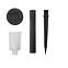 Solarna svjetiljka PIN BLACK EKO0593,8