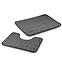 Set kupaonskih tepiha 2 kom. 40x60+ 50x40cm sivi,4