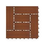 WPC ploča za terase 30x30 cm, redwood