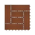 WPC terasa ploče klik redwood 30x30cm