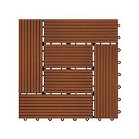 WPC terasa ploče klik redwood 30x30cm