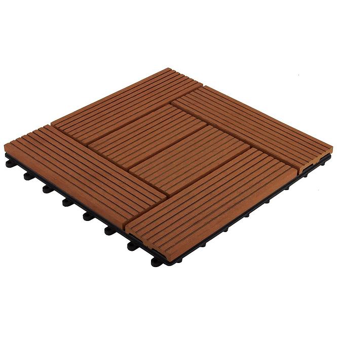 WPC terasa ploče klik redwood 30x30cm