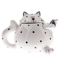 Keramički čajnik - mačka  pen006