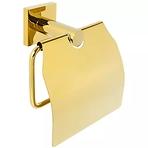 Držač WC papira s poklopcem Nero Gold CKG-7819 84