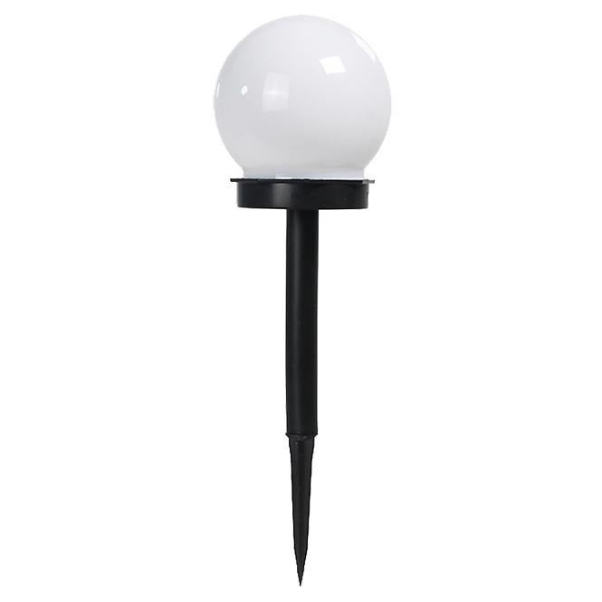 Solarna svjetiljka KULKA 10CM BLACK EKO0595
