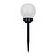 Solarna svjetiljka KULKA 15CM BLACK EKO0588,3