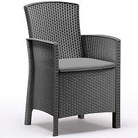 Vrtna stolica Lido graphite